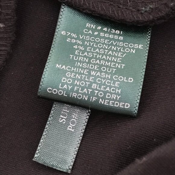 Ralph Lauren Classic Black Pencil Skirt with Back Zip Feature - Size S - Picture 5 of 9